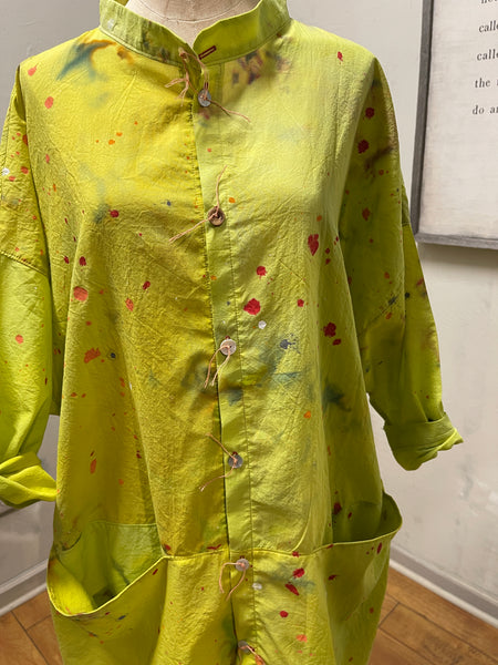 Hand Painted Lemon Quarter Shirt