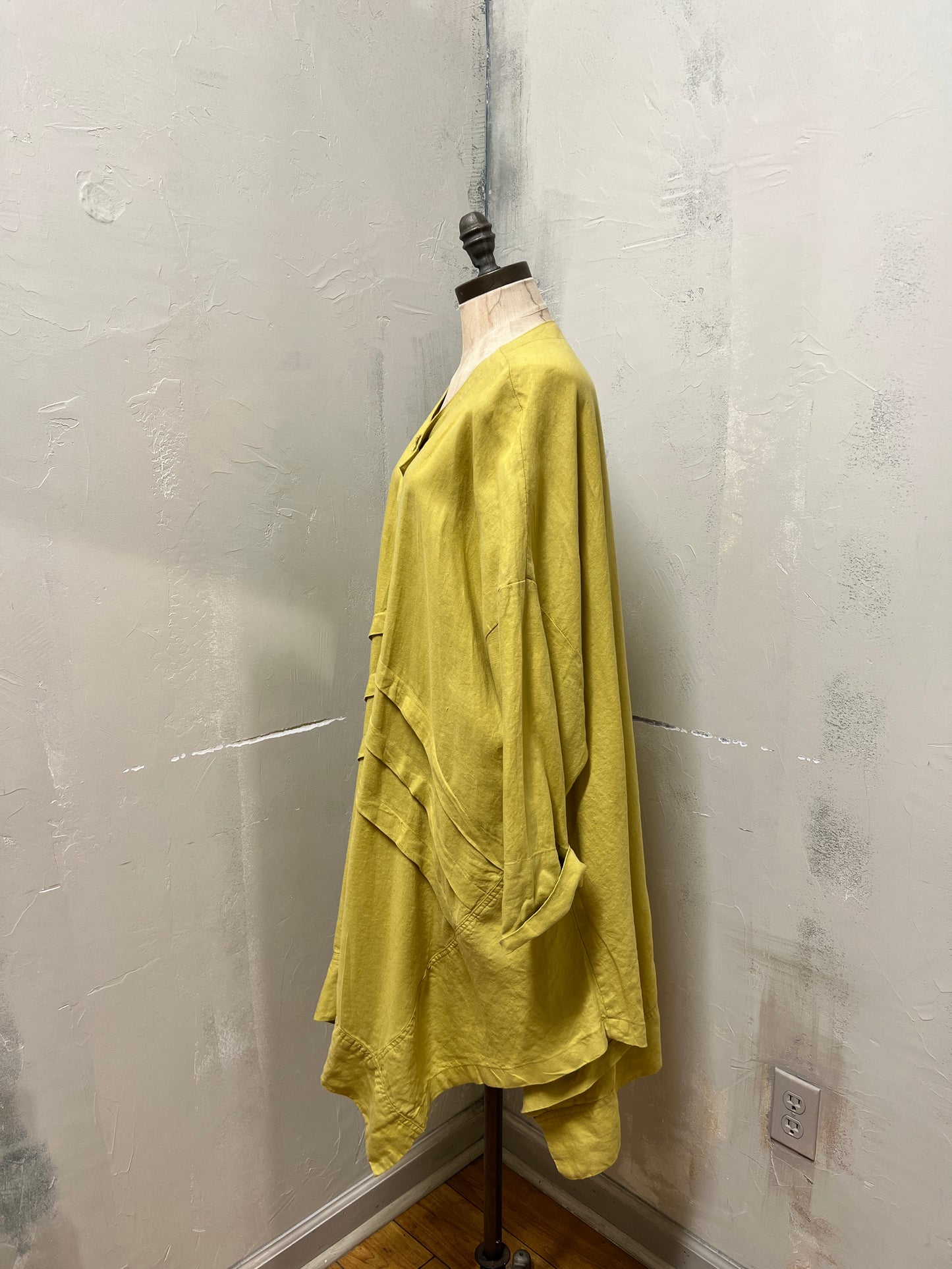 Pleated Robe Coat