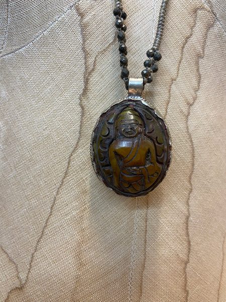 Seated Monk Necklace